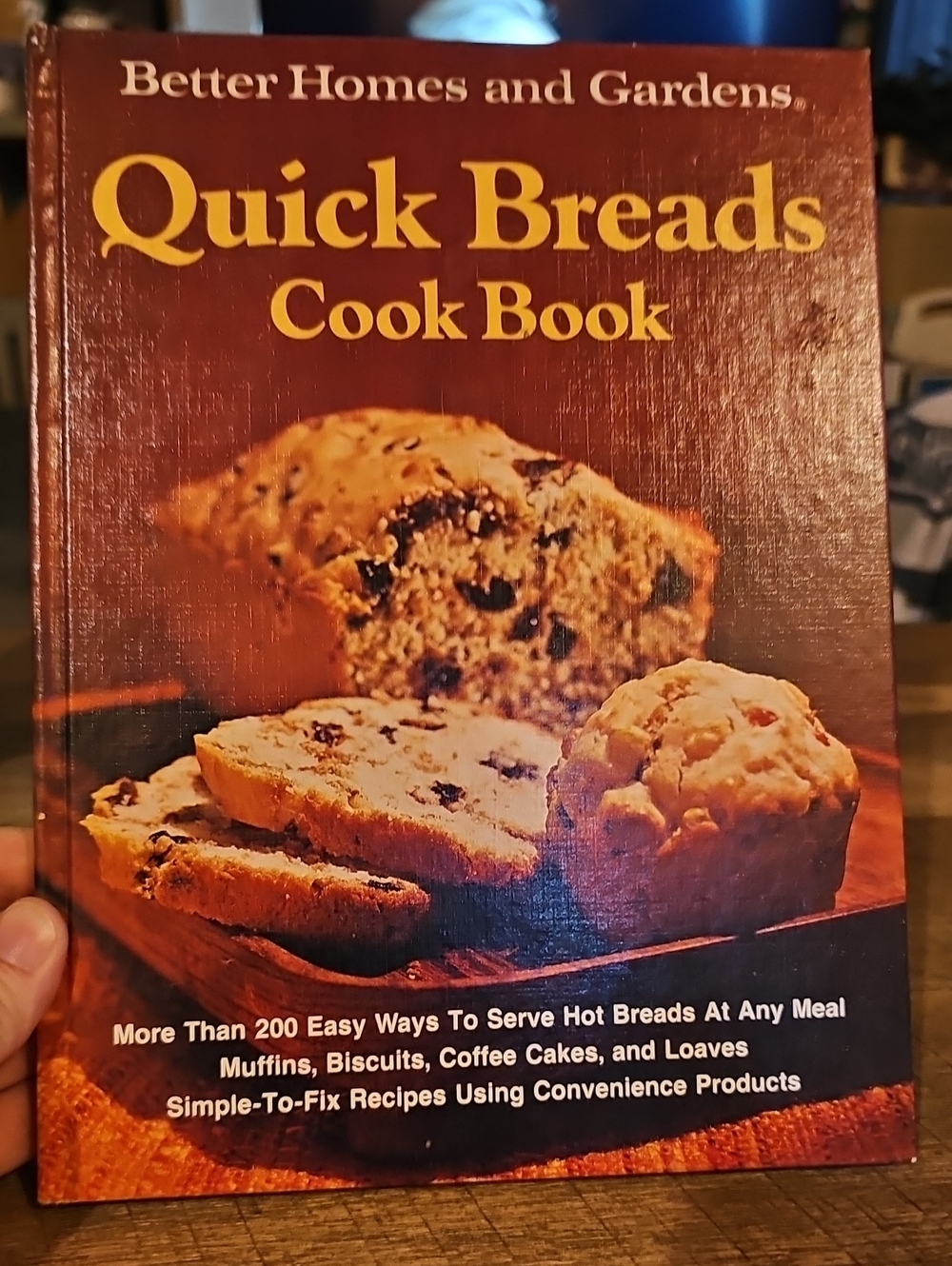 Better Homes & Gardens Quick Breads Cookbook 1975 Vintage Hardcover